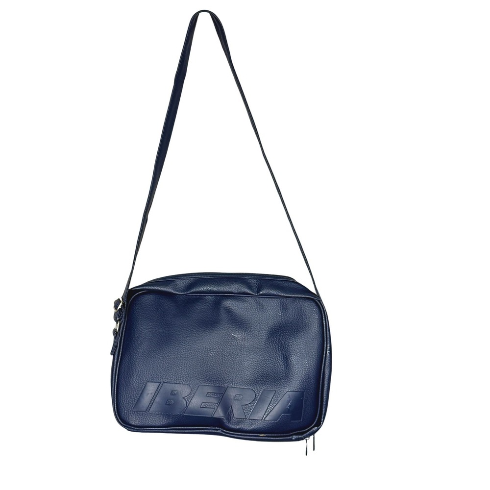Iberia Airlines Navy Travel Organizer Shoulder Bag | Airline Memorabilia